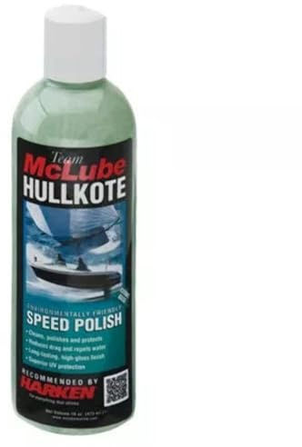 HARKEN McLube Hullkote Speed Polish-Pint - Its long-lasting, high-gloss finish repels water to reduce drag for ultra-fast results