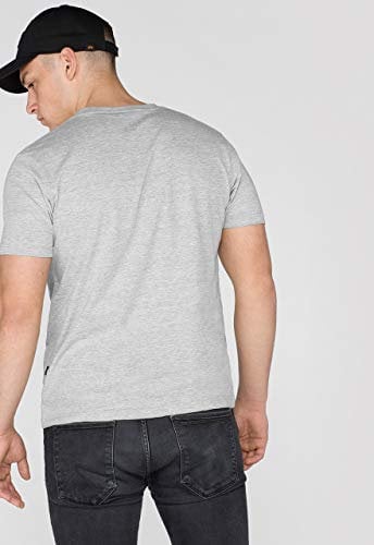 ALPHA INDUSTRIES Basic T-Shirt für Herren Grey Heather