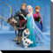1art1 Die Eiskönigin Poster ELSA, Kristoff, Anna, Olaf Und Sven Bilder Leinwand-Bild Auf Keilrahmen | XXL-Wandbild Poster Kunstdruck Als Leinwandbild 30x30 cm