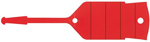 KS Tools 500.8019 Schlüsselanhänger mit Schlaufe, rot, 500 Stück