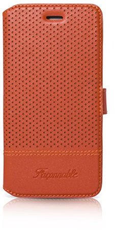 Folio iPhone 6 / 6S Micro-perforé Orange Faconnable