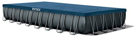 INTEX - Bâche de Protection Piscine Tubulaire Rectangle 9,75 x 4,88 m