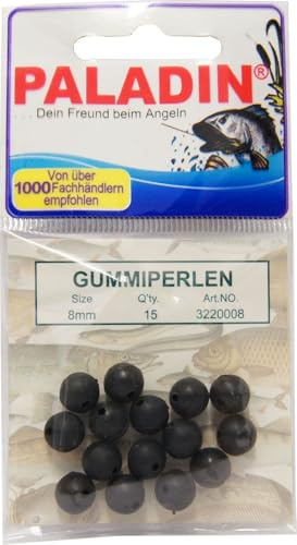 Paladin Gummiperlen Perlen Perle für Sbirulino Posen, Angelperlen für Montagen, Knotenschutz für Angelsysteme