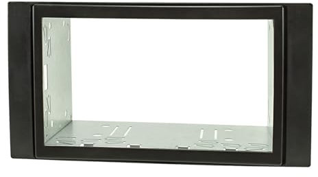 tomzz Audio 2415-069 Doppel DIN Radioblende Set kompatibel mit Ford Focus 2 Fiesta C-Max S-Max Galaxy Mondeo Kuga Transit schwarz mit Einbaukit