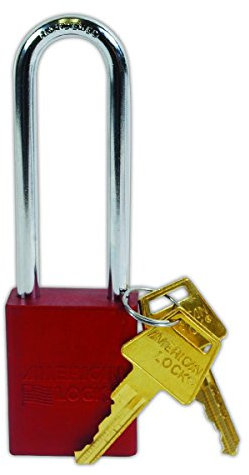 American Lock a1107red seguridad V – Candado, aluminio, rojo