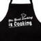 WANDKINGS Schürze Mr Good Looking is Cooking - Grillschürze - Küchenschürze - Kochschürze - Latzschürze mit verstellbarem Nackenband