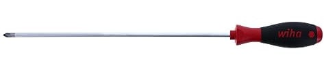 Wiha Schraubendreher SoftFinish® Phillips mit Rundklinge (03739) PH2 x 300 mm ergonomischer Griff für kraftvolles Drehen, Allrounder für Industrie und Handwerk