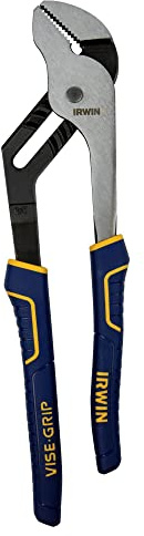 IRWIN Tools VISE-GRIP Plier, Groove Joint, Straight Jaw, 12-Inch (4935322)