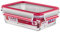 EMSA Clip & Close Glas Frischhaltedose, rechteckig, 0,7 L, 35 x 25 x 10 cm, 100 Prozent dicht, rutschfestes Stapeln, Glasbehälter spülmaschinen-, gefrier-, backofen-, mikrowellenfest, , 516244