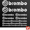 16 adesivi -Tavola-sticker adesivo bianco, Moto, bike, kit, deco, tuning, decal, GT-DESIGN