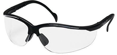 Pyramex Venture Ii Safety Eyewear, Clear Anti-Fog Lens With Black Frame