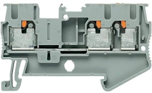 Phoenix Safe Durchgangsreihenklemme 0,14-4qmm, 5,2mm, gr PT 2,5-TWIN, Grau, 3209549, 1 Stück