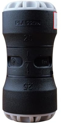 MDPE Pipe Fitting Push-Fit Coupling 25mm
