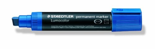 Staedtler 388 – 3 Permanentmarker Extra Large Blau, 5 Stück