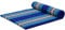 livasia Rollmatte Rollmatratze L breit bequem - 200x110x4,5cm - Gästebett Gästematratze 1 Person, Reisebett Kofferraum outdoor, Thaimatte Kapok Garten Balkon handgefertigt (Blau)