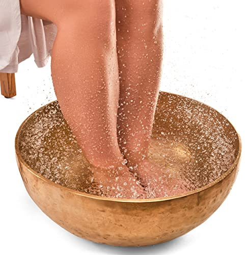 Grand bol chantant tibétain [Ø 40 cm, jusqu'à la pointure EU 38, 6.500 grammes], Son profond pour bain sonore, yoga, méditation, qualité professionnelle