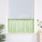Yujiao Mao 1er Pack Voile Grün Scheibengardine mit Schlaufen Küchen Vorhang, H/B: 45/90cm