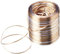 PRÄSENT RAFFIA PEARL-Multicolour Bastband braun / gold / silber, 50 m metallic Dekoband für Präsente, zum Verzieren & Basteln, Geschenkband für feierliche Anlässe