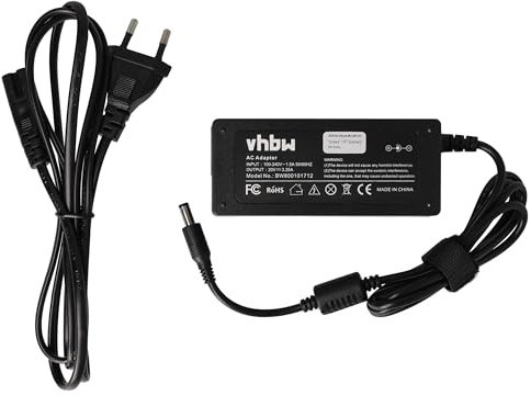 vhbw 1x Netzteil kompatibel mit Fujitsu-Siemens Amilo A1645, A 1650G, A 1650, A 1400, A1667, 1451G, A 1655G Notebook, 65 W