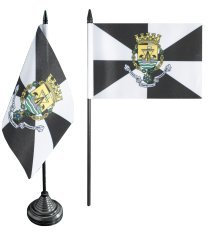 Digni® Drapeau de Table Portugal Lisbonne, Mini Drapeau - 10 x 15 cm