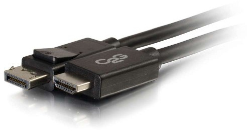 C2G Legrand DisplayPort to HDMI, Male to Male Displayport Cable, Black DisplayPort Cable, 6 Foot Digital Display Cable, 1 Count, C2G 54326