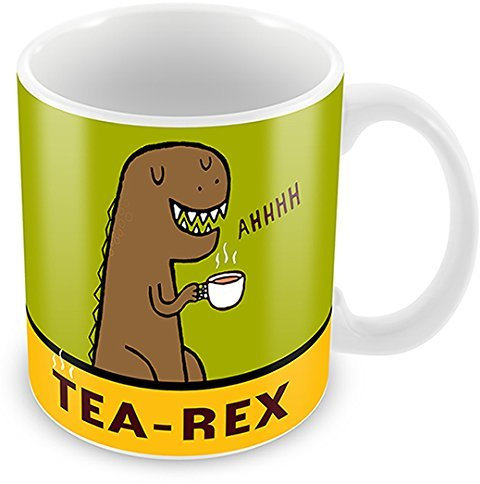 Tea-Rex Funny Dinosaur Print Mug