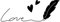 Artemio Type C Text Love mit einsehbar Holz Stempel