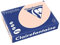 Clairefontaine 1104C - Ries Druckerpapier / Kopierpapier Trophee, intensive Farben, DIN A4, 160g, 250 Blatt, Lachs, 1 Ries