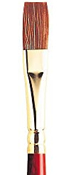 WN Sceptre Gold S606 Brush, ECFS6066 | Mix of Synthetic & Sable Fibers, Ideal for Watercolor & Fluid Oils, Can Be Used for Acrylic, Water Mixable Oil, Griffin Alkyd