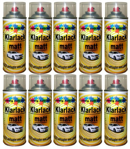 LudwigLacke 12 Klarlackspray matt 400 ml je Spraydose