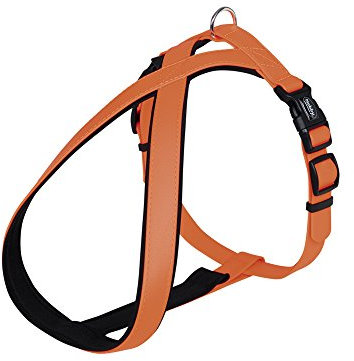 Nobby Komfort Geschirr Cover, neon orange Bauch: 70-100 cm, B: 25/35 mm, 1 Stück