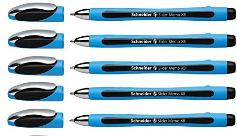 SCHNEIDER NOVUS Kugelschreiber Slider Memo XB schwarz schreib.