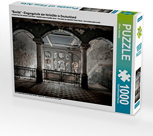 CALVENDO Puzzle Beelitz - Eingangshalle der Heilstätte in Deutschland 1000 Teile Puzzle quer | Lege-Größe cm Foto-Puzzle für glückliche Stunden