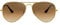 Ray-Ban - Gafas de sol Aviador 0RB3025-001/51 MOD. 3025 SOLE001/51, Oro/ marrón Grad