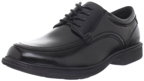 Nunn Bush Bourbon Street Moc Toe Oxford with KORE Slip Resistant Walking Comfort Technology Black 15