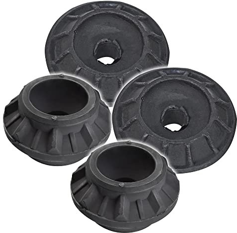 BESTPRICE 4x Domlager hinten oben & unten Kompatibel mit SEAT CORDOBA, IBIZA, TOLEDO, VW CORRADO, GOLF 2, GOLF 3, JETTA, PASSAT B2, POLO, VENTO (1H2)