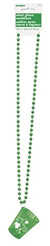 Unique Party 94712 - St. Patrick's Day Shot Glass Bead Necklace