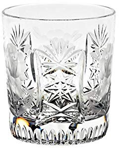 CRISTALICA Whiskyglas Trinkbecher Rosanna 7cm handgeschliffen Rosen Bleikristall