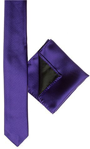 Paisley of London, Boys skinny purple tie, Boys purple pocket square, Pocket handkerchief
