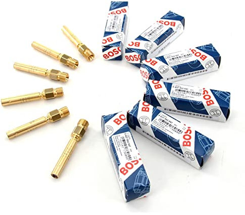 6x BOSCH 0437502047 Einspritzventil für MERCEDES W201 W123 W124 W126 0000785623