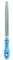 PFERD Werkstattfeile Flachspitz, 250mm, rechteckige, spitz zulaufende Feile, Kreuzhieb H3 auf vier Seiten, inkl. Ergonomie-Feilenheft, 11216258 – für die Feinbearbeitung und zum Schlichten geeignet