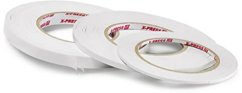 X-Press It Montage-Klebeband, doppelseitig, 12 mm x 50 m, Montageband für viele Materialien, zum Basteln, Befestigen und Montieren