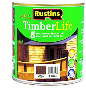 Rustins Timberlife Dark Mahogany 1ltr TLBM1000