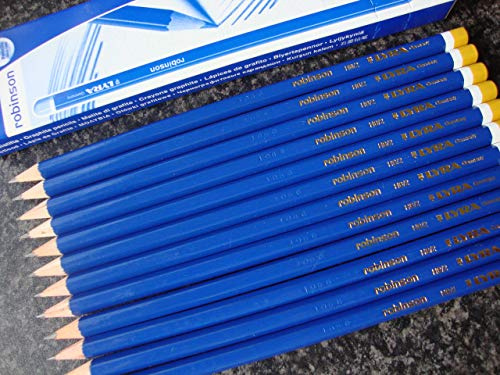 LYRA ARTIST SKETCHING DRAWING PENCILS BOXED B Grade Box of 12