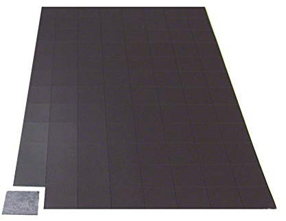 Magflex® Self Adhesivo Cuadrados Magnéticos Flexibles para Crear Imágenes Magnéticas, Obras de Arte, Letreros O Pantallas - 25mm x 25mm - 96 por Hoja A4