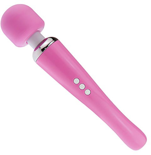 Magic Wand Massagegerät Massagestab - Realistischer Vibrator - sehr stark - 20 Stufen - Sexspielzeug - Massager Akku Wiederaufladbar - Von Entspannung bis Orgasmus - Sextoy für G Punkt Klitoris