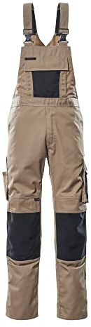Mascot Latzhose Augsburg Größe L82cm/C62, 1 Stück, khaki / schwarz, 12169-442-5509-82C62