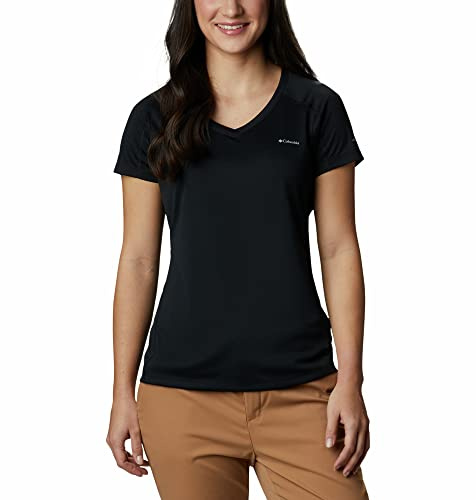 Columbia Women's Zero Rules Short Sleeve Top, Black 010, S UK