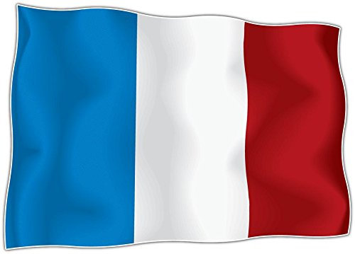 Akacha Autocollant Sticker Drapeau France français Moto Voiture adhseif Vinyl Vinyle