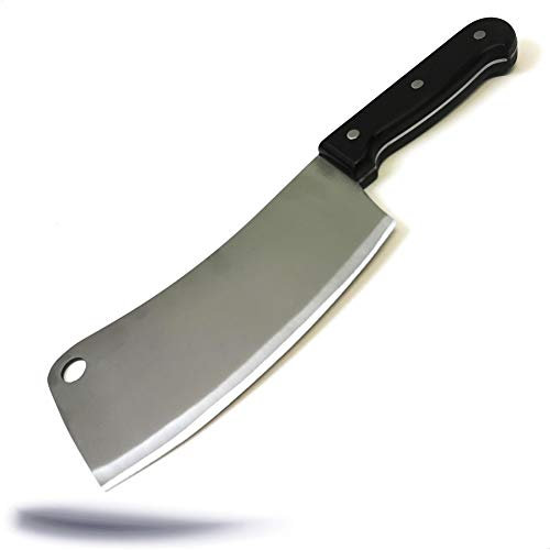 Kerafactum® Hackmesser Hackebeil Küchenbeil Chinesisches Kochmesser Fleischerbeil | Küchen Messer Beil für die Küche 3 fach genietet aus hochwertigem Edelstahl | für Messerset cleaver knife